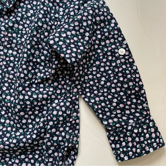 Gap Kids 3T Boys Linen Floral Button Down Shirt - Picture 4 of 10